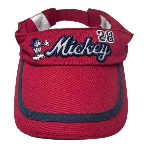 Disney Resort Mickey Adjustable Red Visor - Picture 1 of 4